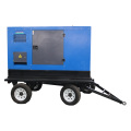 100kva 150kva 200kva silent trailer diesel generator with wheels